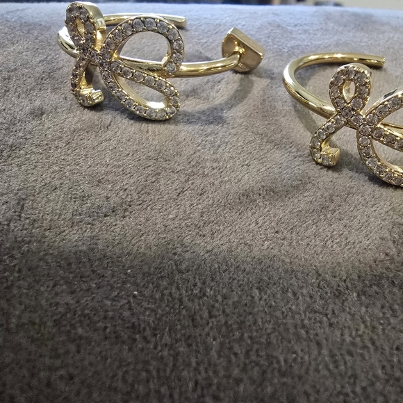Loewe Elegant Gold and Silver Women's Earings - Picture 7 of 7